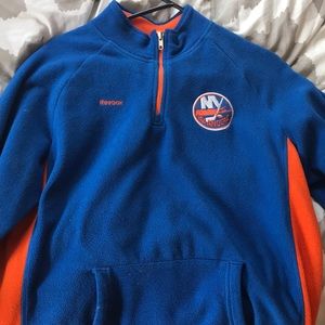 New York Islanders Fleece Quarter Zip Reebok